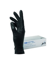 Gants nitrile noir XL (100 pièces)