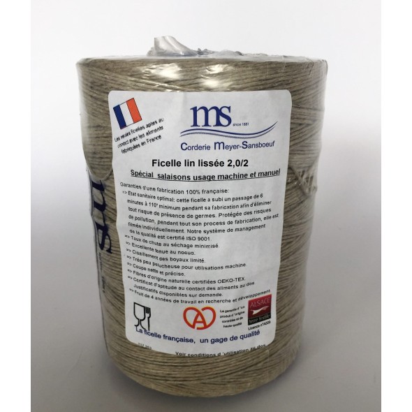 Ficelle alimentaire beige lin