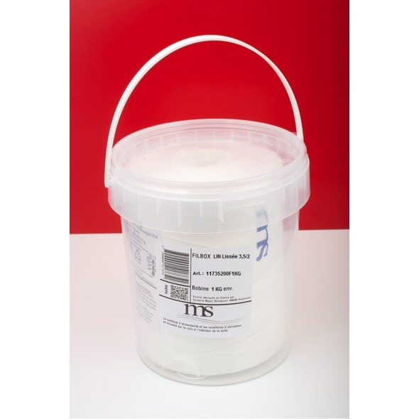 Ficelle alimentaire blanc lin