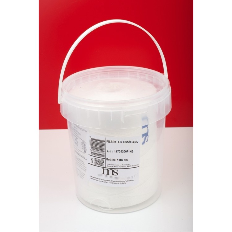 Ficelle alimentaire blanc lin