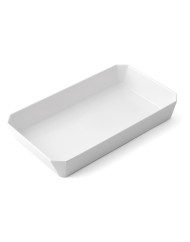 Plat rectangulaire blanc mélamine 29,5 cm Plastorex
