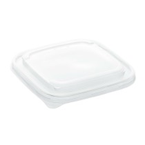 Couvercle carré transparent 17x17 cm Be Pulp (50 pièces)