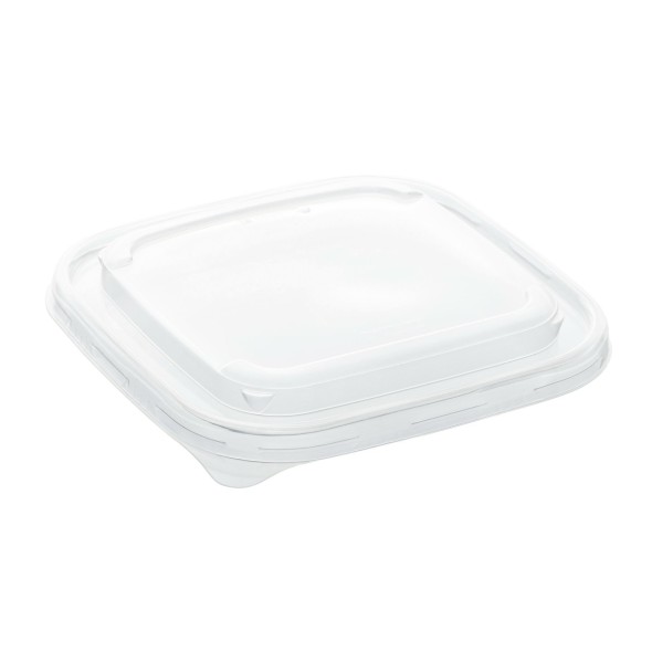 Couvercle carré transparent 17x17 cm Be Pulp (50 pièces)