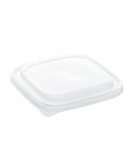 Couvercle carré transparent 17x17 cm Be Pulp (50 pièces)