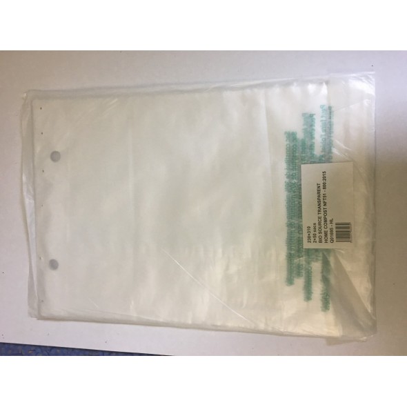 Sac plastique transparent 30x35 cm 13 microns (500 pièces)