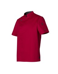 Veste de cuisine rouge T4 Shade Molinel