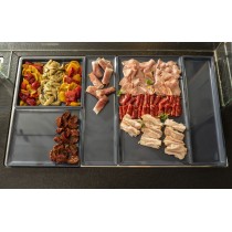 Plat GN1/1 mélamine gris 530x325 mm Vestah Platex