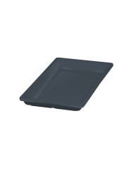 Bac mélamine gris 176x325x30 mm Vestah Platex