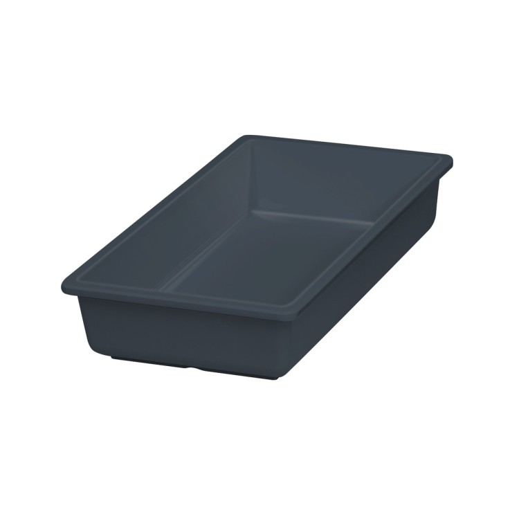 Bac mélamine gris 325x176x65 mm Vestah Platex