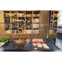 Bac mélamine gris 165x265x65 mm Vestah Platex