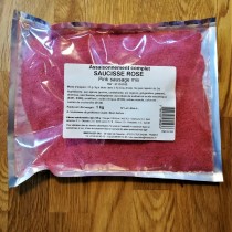 Complet saucisse rose rose sachet