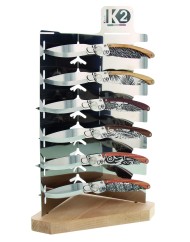 Lot de 6 couteaux K2 DECORS 8,5 cm inox bois unie (6 pièces)