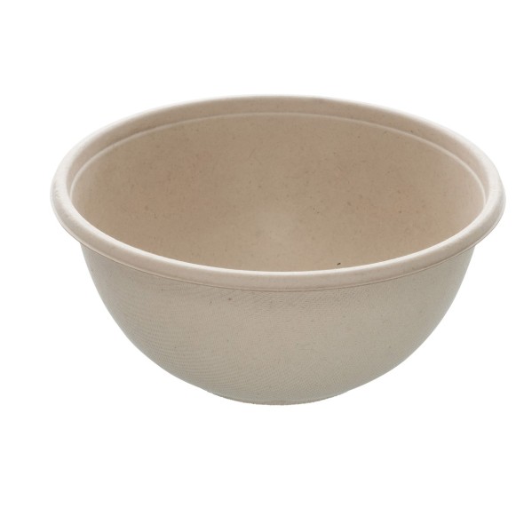 Bol rond beige Ø 17 cm 8 cm 100 cl Be Pulp (75 pièces)