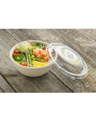 Bol rond beige Ø 17 cm 8 cm 100 cl Be Pulp (75 pièces)