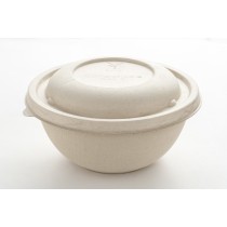 Bol rond beige Ø 17 cm 8 cm 100 cl Be Pulp (75 pièces)