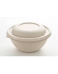 Bol rond beige Ø 17 cm 8 cm 100 cl Be Pulp (75 pièces)