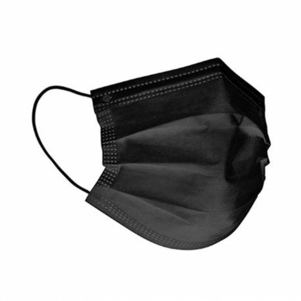 Boîte de 50 masques chirurgicaux noir