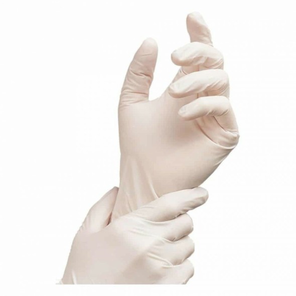 Gants en vinyle médicaux L (100 pièces)
