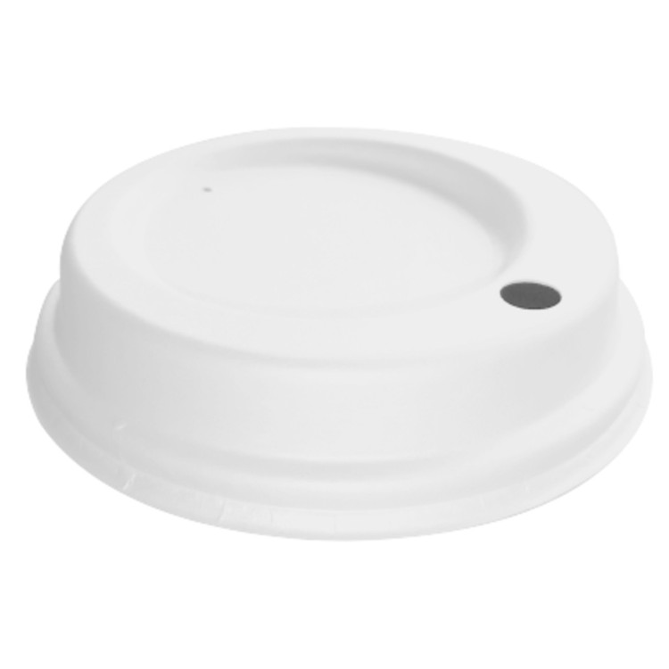 Couvercle blanc bagasse Ø 7 cm Huhtamaki (60 pièces)