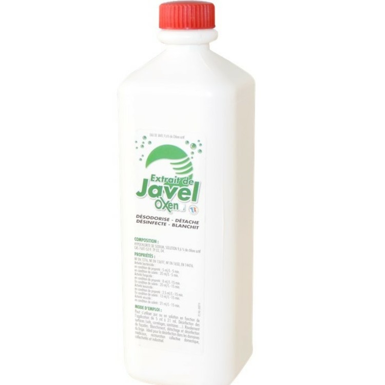 Cruchon javel 9,6% 250 ml (24 pièces)