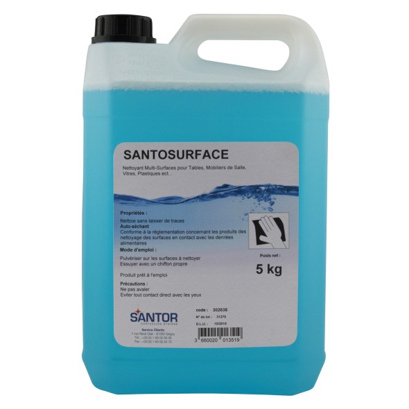 Nettoyant multi-surfaces 5 KG Santosurface Santor