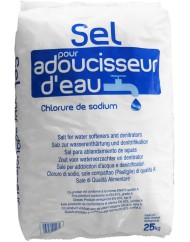 Sac de 25kg pastilles sel régénérant