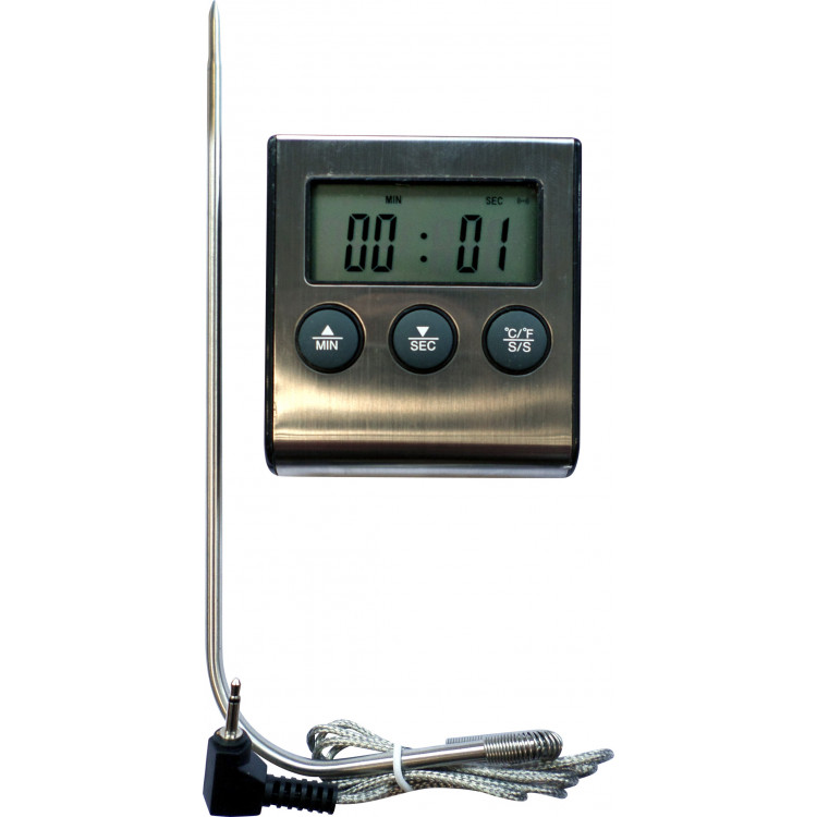 Thermomètre digital spécial four cuisson min -50 °C max 300 °C +/- 1 °C Alla France