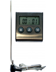 Thermomètre digital spécial four cuisson min -50 °C max 300 °C +/- 1 °C Alla France