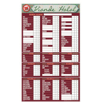 Tableau rectangulaire panaché 115x70 mm Bequet