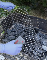 Poignées abrasif noir 13x7 cm 3m (6 pièces)