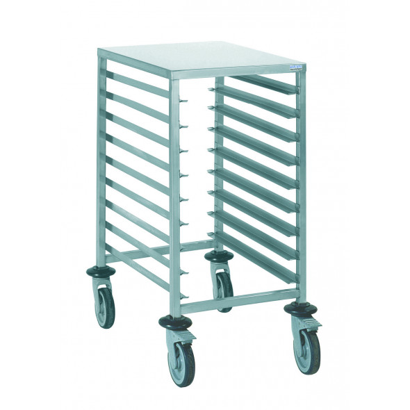 Chariot inox sens largeur Pâtissier 9 niveaux Tournus