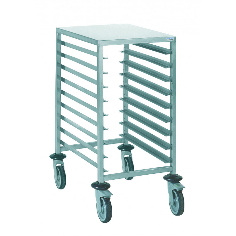 Chariot inox sens largeur Pâtissier 9 niveaux Tournus