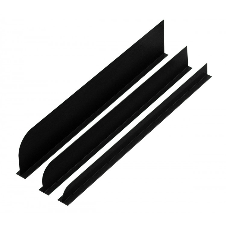 Séparateur noir plastique 75 cm Fischer