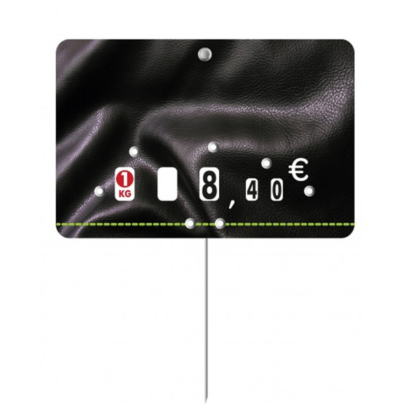 étiquette rectangulaire Presto neutre 80x120 mm Bequet (10 pièces)