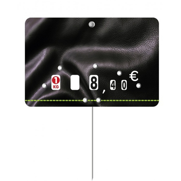 étiquette rectangulaire Presto neutre 80x120 mm Bequet (10 pièces)