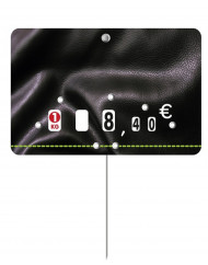 étiquette rectangulaire Presto neutre 80x120 mm Bequet (10 pièces)