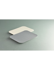 Couvercle pour barquette 43CL gris 14x11,4 cm (100 pièces)