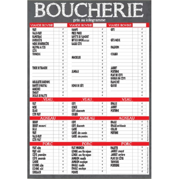 Tableau rectangulaire panaché 100x70 mm Bequet