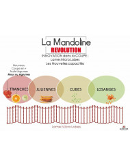 Mandoline inox 50x18,5x18 cm Ultra Revolution De Buyer