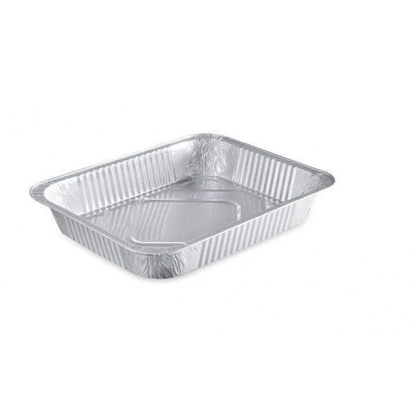 Plat GN1/2 rectangulaire gris aluminium 32,2x26,2x5 cm 326 cl (50 pièces) Plat GN1/2 rectangulaire gris aluminium 32,2x26,2x5 cm 326 cl (50 pièces)