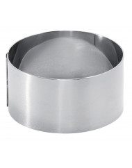 Cercle à mousse inox Sans revêtement Ø 10 cm 3,5 cm Pro.cooker