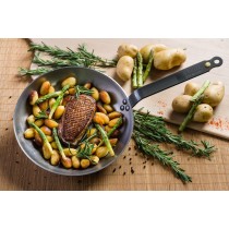 Poêle rond acier Ø 28 cm 4 cm Mineral B De Buyer