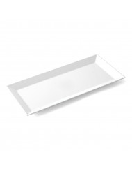 Plats rectangulaire blanc mélamine 35 cm Plastorex