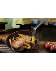 Poêle rond acier Ø 28 cm 4 cm Mineral B De Buyer