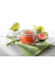 Bocal avec couvercle hermétique rond transparent verre Ø 8,3 cm Fido Bormioli Rocco