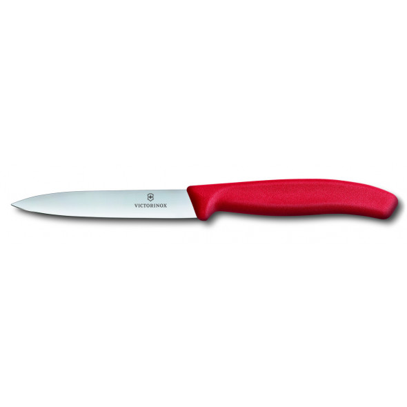 Couteau d'office 10 cm inox plastique unie Victorinox