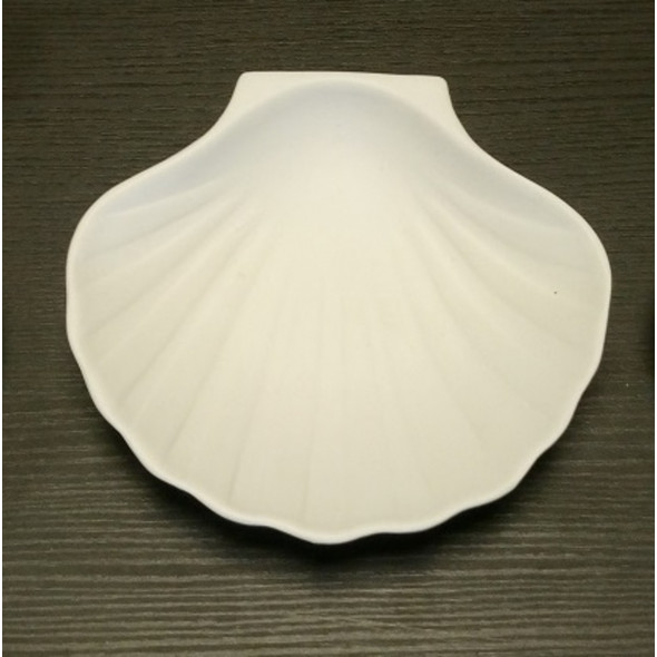 Coquille saint jacques blanc 124x114x31 mm (192 pièces)