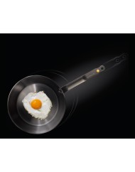 Poêle rond acier Ø 32 cm 4,2 cm Mineral B De Buyer