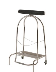 Porte sac inox 110 L gris Probbax