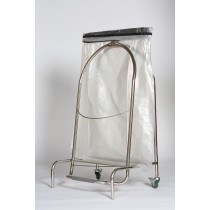 Porte sac inox 110 L gris Probbax